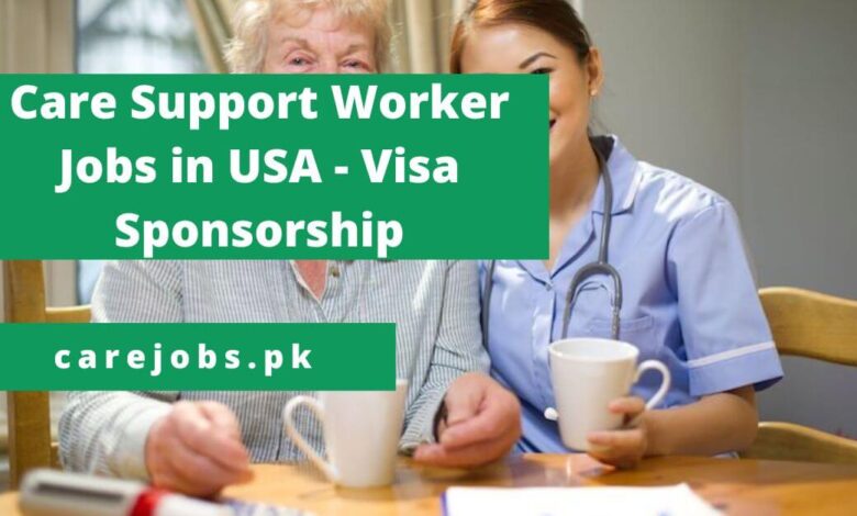 Care Support Worker Jobs in USA - Visa Sponsorship