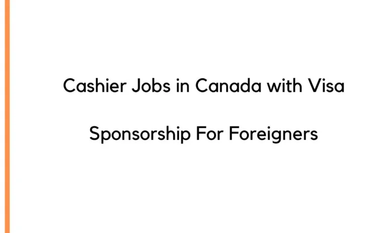 Cashier Jobs in Canada