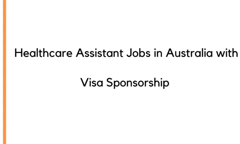 Healthcare Assistant Jobs in Australia