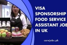Visa Sponsorship Food Service Assistant Jobs in UK
