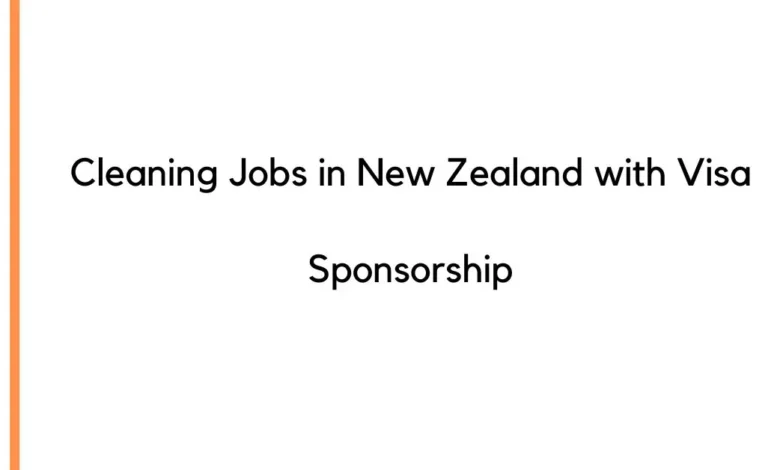 Cleaning Jobs in New Zealand