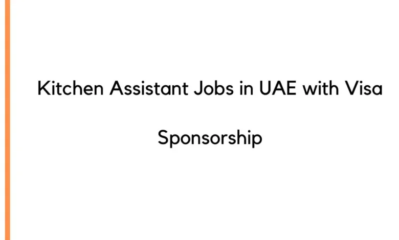 Kitchen Assistant Jobs in UAE