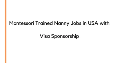 Montessori Trained Nanny Jobs in USA