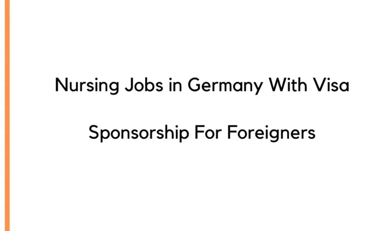 Nursing Jobs in Germany