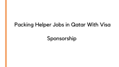 Packing Helper Jobs in Qatar
