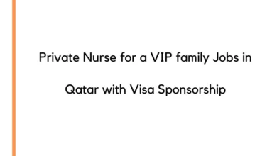 Private Nurse for a VIP family Jobs in Qatar