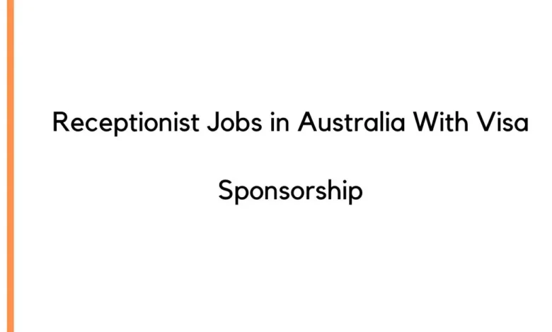 Receptionist Jobs in Australia