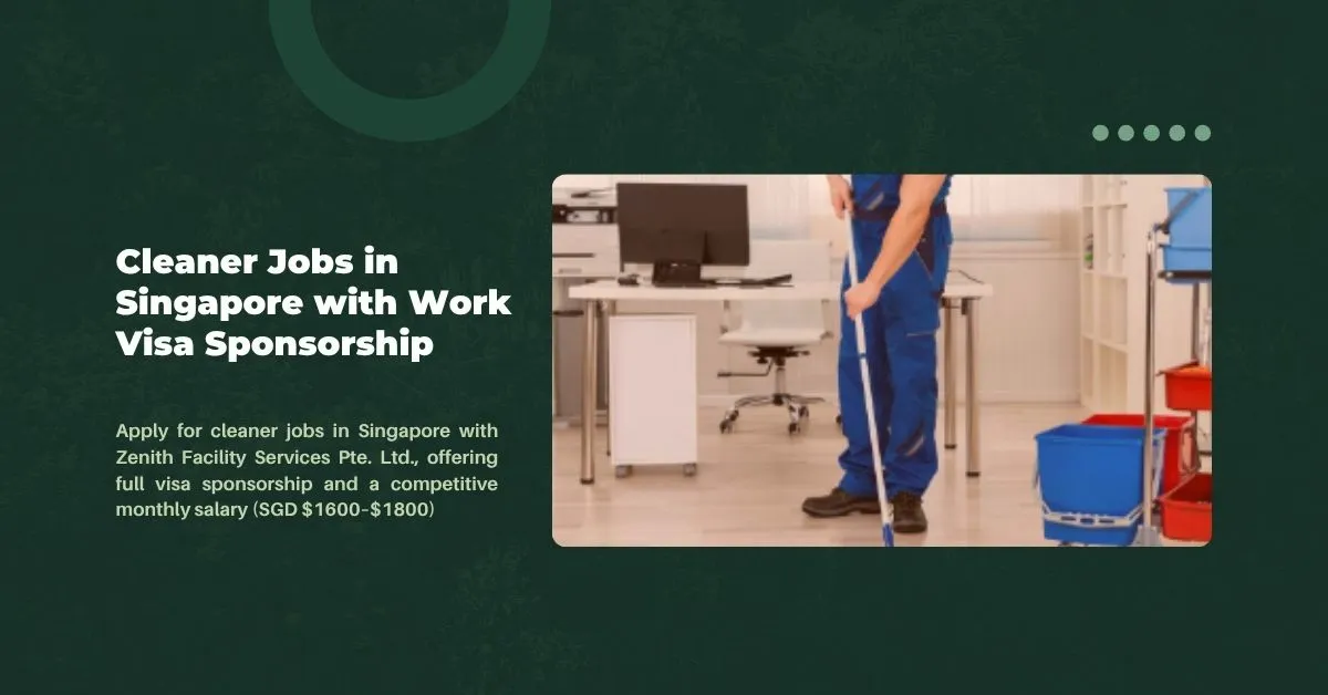 Cleaner Jobs in Singapore