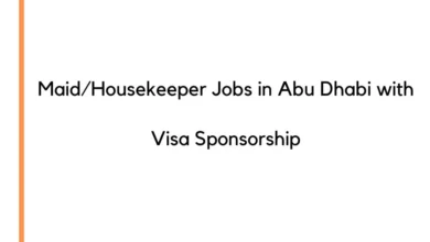 Maid/Housekeeper Jobs in Abu Dhabi