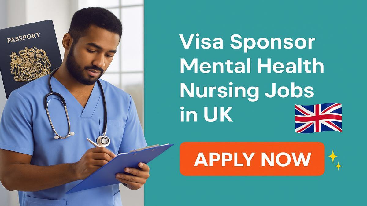 Visa Sponsor Mental Health Nursing Jobs in UK